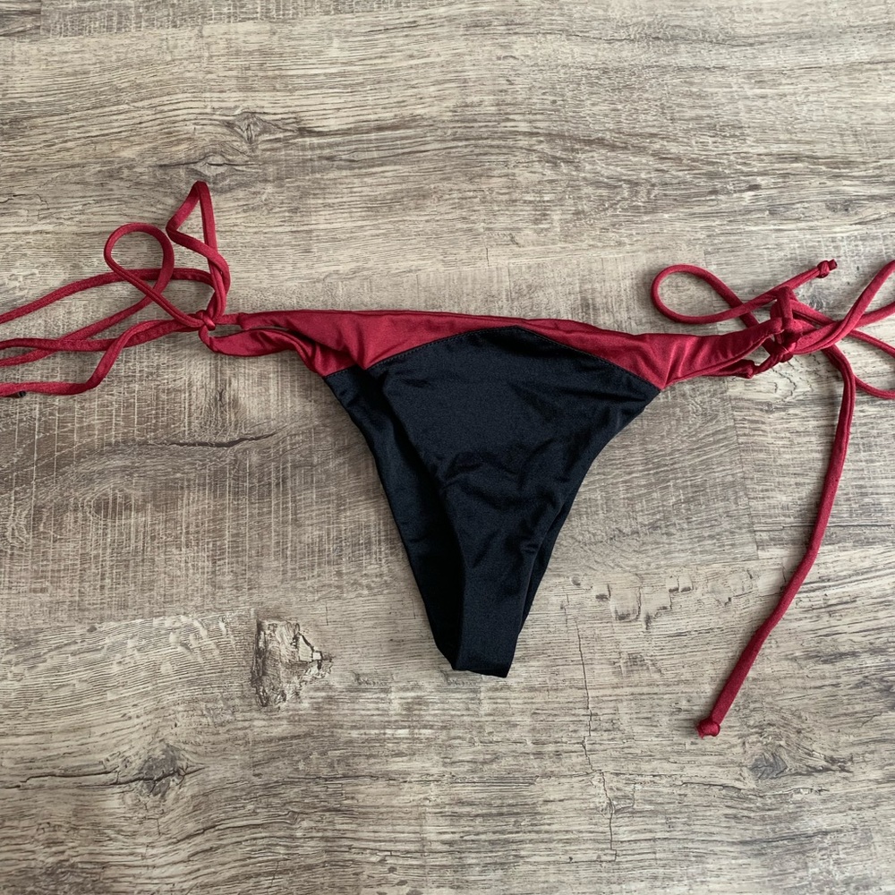Tie side bathing suit bottoms